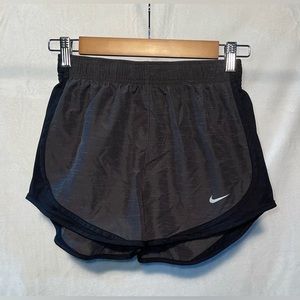 Black Nike running shorts